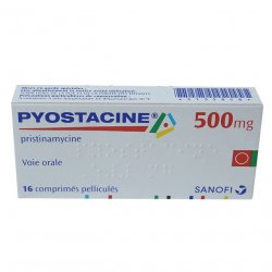 Пиостацин (Пристинамицин) таблетки 500мг №16 в Воткинске и области фото